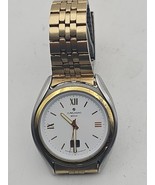 Junghans Mega Watch Radio Control Analog &amp; Digital With Gold Plated Strap - €149,26 EUR