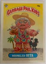 Garbage Pail Kids Series Two (1985) - 78a wrinkled RITA (Very Good) SKU030 - $21.99