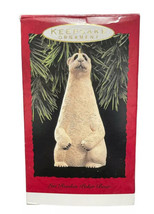 1992 Hallmark Lou Rankin Polar Bear Keepsake Christmas Ornament - £6.80 GBP