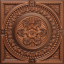 Dundee Deco Rustic Damask Antique Copper Glue Up or Lay in, PVC 3D Decorative Ce - £15.32 GBP+