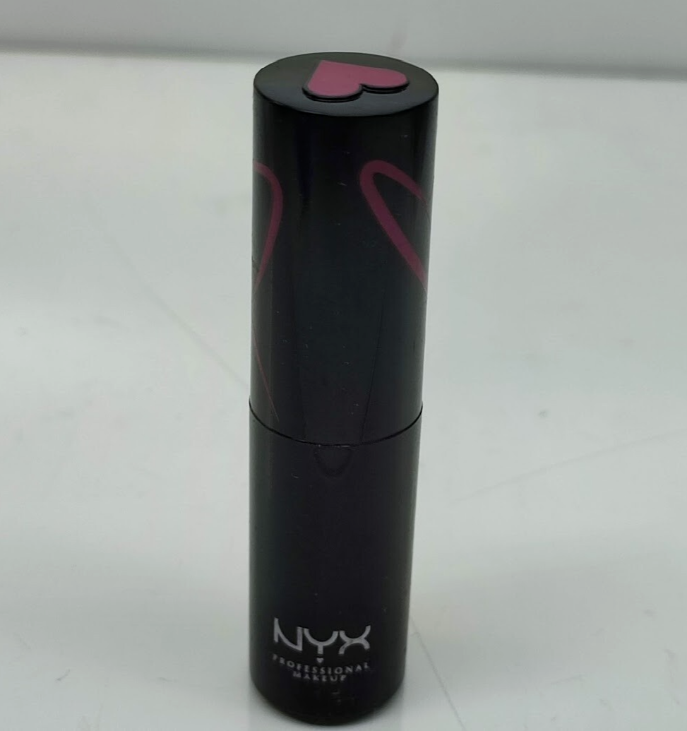 NYX Makeup Shout Loud Satin Lipstick - SLSL06 Love Is A Drug (Deep Rose ... - $9.84