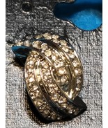Chinese Crystal&quot;Retro Swirl&quot; earings.C.1995(untouched) - $20.37 CAD