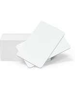 20 Pcs Blank PVC Cards CR80 30 Mil Graphic Quality White Plastic Cards P... - $14.16