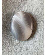 Botswana Agate Cab 40x30mm, 30x40mm stone gray cabochon  - $9.57 CAD