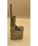 Antique Chinese White Brass Water Pipe For Smoking Signed Engraved 19th ... - $1,196.48 MXN