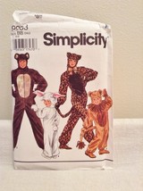 SIMPLICITY SEWING PATTERN COSTUMES 9983 BB CHILD  2-12 ~ LION BEAR BUNNY... - $9.55