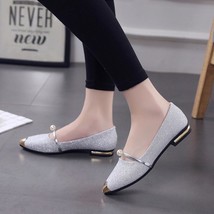 Women Pointed Toe Ladise Shoes Casual Low Heel Flat Shoes - £17.72 GBP