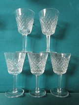WATERFORD ALANA PATTERN INCISED MARK WINE AND WATER GOBLETS PICK 1 SET - $255.99