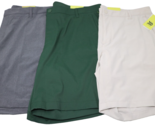 Men’s All In Motion Cargo Golf Shorts Lot of 3 Size 40 NWT Green &amp; Gray - $39.58