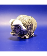 Vintage Artesania Rinconada? ,water buffalo, unsigned, handmade and pain... - $14.00 CAD