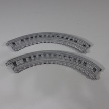 2 Thomas TrackMaster Super Station Track Elevated Curve ER Replacement Part Gray - £9.14 GBP