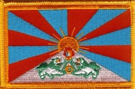 International Country Flag Patch 3.50&quot; x 2.25&quot;, One Embroidered Iron or ... - $74.01 MXN