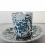 Nymolle Art Faience Demitasse Cup &amp; Small Plate Hoyrup Limited Edition V... - $32.06 CAD