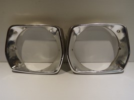 1975 76 Plymouth Duster Headlight Bezels OEM Valiant Scamp A body - £123.56 GBP