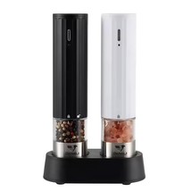 Rechargeable Electric Salt and Pepper Grinder Set - Automatic Mill, Type... - $158.39