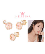 [J.ESTINA] Jestina Flolet 14K Earrings (JFLEN0BS563R4000) Korean Jewelry... - £189.28 GBP