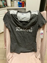 NWT Womens NFL Oakland Raiders Shirt Size S - £18.59 GBP