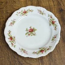 Johann Haviland Bread &amp; Butter Plate Pink Floral Vintage Bavaria - $184.53 MXN