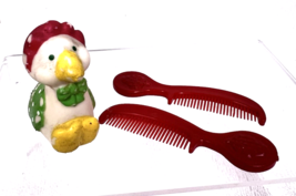 Vintage Miniature Strawberry Shortcake Rubber Duckie Figure Red Strawber... - $6.44