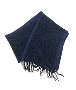 Jos. A Bank Wool-Blend Scarf Black/Blue NWT - $1,014.95 MXN