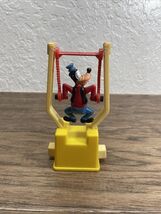 Vintage 1970's Disney Gabriel Goofy Tricky Trapeze Push Button Toy WORKS... - $14.84