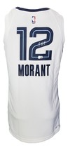 Ja Morant Signé Memphis Grizzlies Blanc Nike Swingman M Jersey Bas - £347.71 GBP