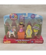 Fisher Price Dora the Explorer Let&#39;s Go Adventure Fairytale Figures 2007... - $1,296.41 MXN