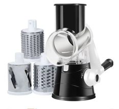 Kitchen Roller Vegetable Slicer Vertical Vegetable Cutter Rotary Grater ... - $29.69