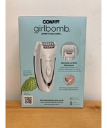 Conair Girlbomb 2-Speed Rechargeable Epilator w Adjustable Ice Roller GBE20 - $29.02