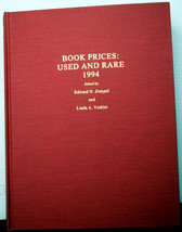 Book Prices: Used &amp; Rare 1994 Zempel And Verkler Historical Abaa Us Sales - £16.42 GBP