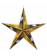 Pittsburgh Steelers NFL Team Logo Star Paper Lantern LED 24&quot; H - $38.03 CAD