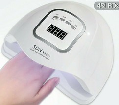 Nail Dryer For All Nail Gel Polish Ice Lamp With LCD Display For Profess... - £19.95 GBP