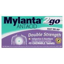Mylanta 2Go Antacid Double Strength 48 Chewable Tablets - $83.74