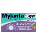 Mylanta 2Go Antacid Double Strength 48 Chewable Tablets - €71,85 EUR