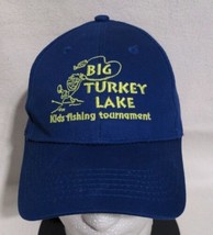 &quot;Big Turkey Lake Kids Fishing Tournament&quot; Blue Adjustable Baseball Cap - £11.23 GBP