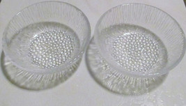 Vintage (2) Anchor Hocking Sereno Style Heavy Large Glass Serving Fruit ... - $19.99