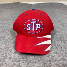 STP Motor Oil Mens Hat Snapback Red White Logo Solid Cap Adjustable Top ... - $24.98