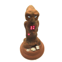 E.T. Ceramic Lamp LIGHTS UP Heart &amp; Finger 1983 SUPER RARE Leviton Light... - £52.16 GBP