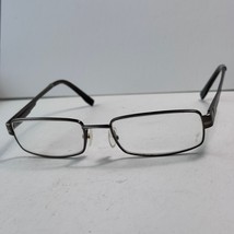 CubaVera CV105-2 Silver Rectangle Eyeglasses Frames 53-18 135 Designer E... - $34.18