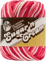Lily Sugar&#39;n Cream Yarn - Ombres-Azalea - $12.24