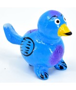 Handmade Oaxacan Wood Carving Folk Art Miniature Duck Bobble Tail Figurine - £3.94 GBP