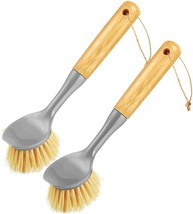 Dish Scrub Brush with Washing Handle - Dish Brush, Dish Scrubbing 2 Pack - $21.89 CAD