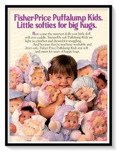 Fisher-Price Puffalump Kids Print Ad Vintage 1993 Magazine Advertisement Dolls - £7.73 GBP