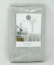 Hotel Collection 525-Thread Count Yarn Dyed European Sham T410193 MSRP $135 - $44.54