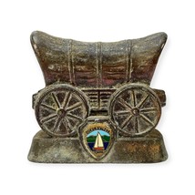 VTG Idaho Coeur D&#39;Alene Coal Souvenir Covered Wagon Conestoga Prairie miniature - £9.40 GBP