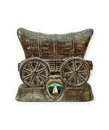 VTG Idaho Coeur D&#39;Alene Coal Souvenir Covered Wagon Conestoga Prairie mi... - £9.45 GBP