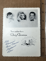 1950s Children at Christmas Found B&amp;W Photo-Los Angeles 3”x5” Orig.-We Bundle! - £4.74 GBP