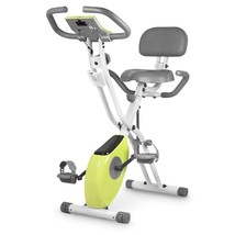 Leike X Bike Ultra-Quiet Folding Exercise Bike, Magnetic Upright Bicycle With He - £210.73 GBP