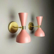 Par De Moderno Italiano Pared Luces Instalación Decor Lámparas Decorativo - £144.60 GBP