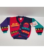 Vintage McDonalds McKids Top Gun Air Mission Toddler Kids Sweater Size 4... - $1,324.75 MXN